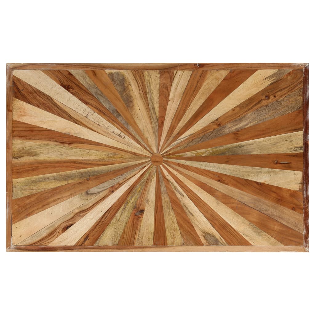 Petite Table Basse en Bois de Manguier Massif-La-Fabrique-Industrielle