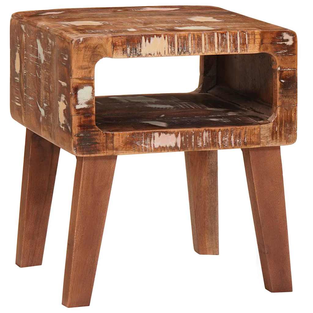 Petite Table d'Appoint Industrielle en Bois de Manguier-La-Fabrique-Industrielle