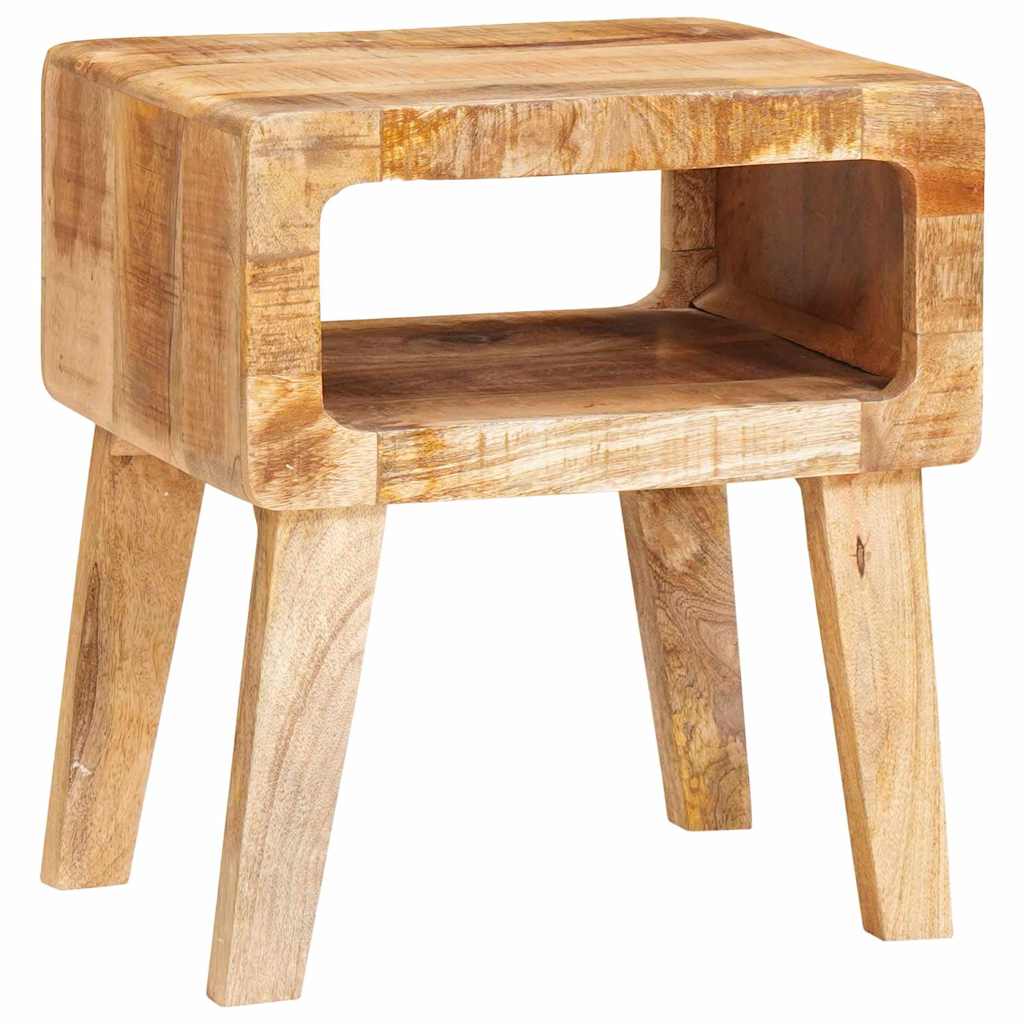 Petite Table d'Appoint Industrielle en Bois de Manguier-La-Fabrique-Industrielle