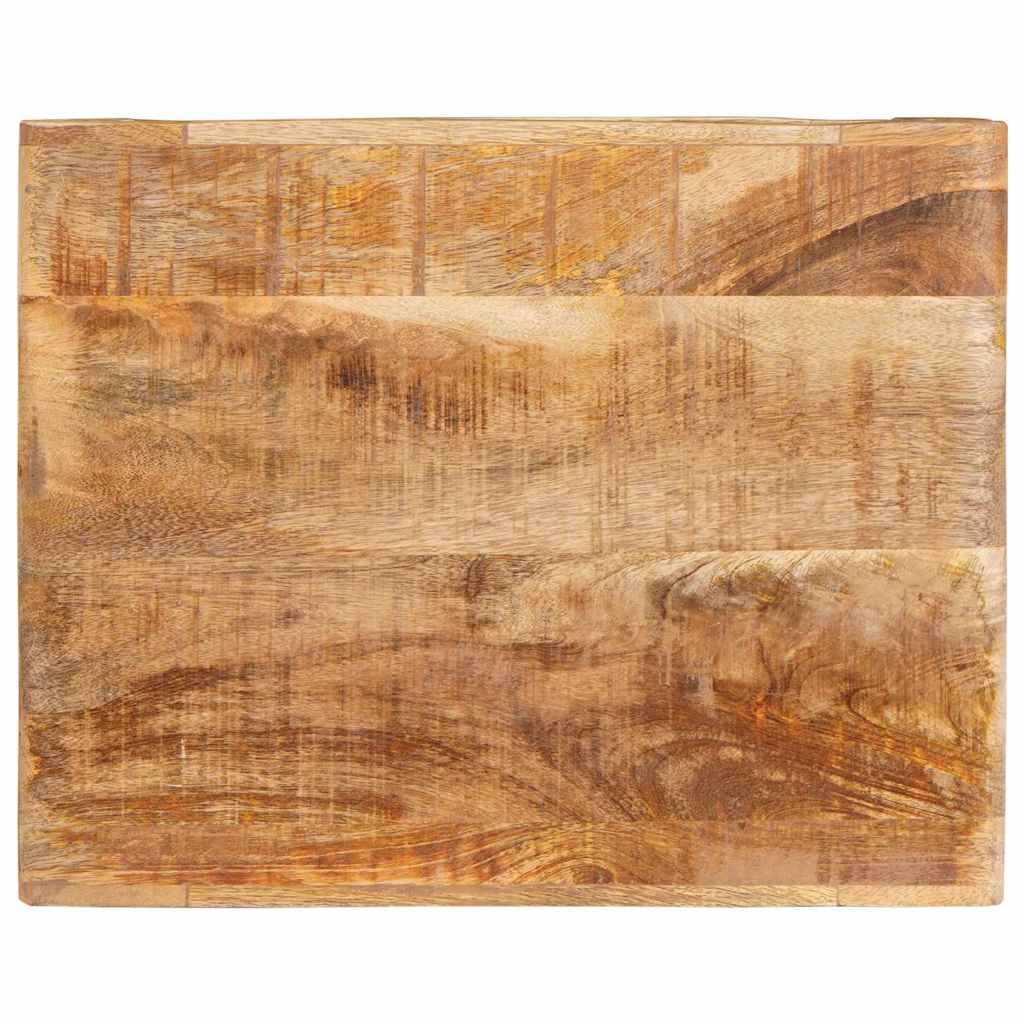 Petite Table d'Appoint Industrielle en Bois de Manguier-La-Fabrique-Industrielle