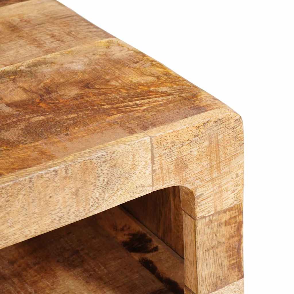 Petite Table d'Appoint Industrielle en Bois de Manguier-La-Fabrique-Industrielle