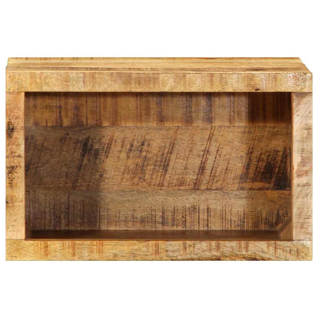Petite Table de Chevet Industrielle en Bois de Manguier-La-Fabrique-Industrielle