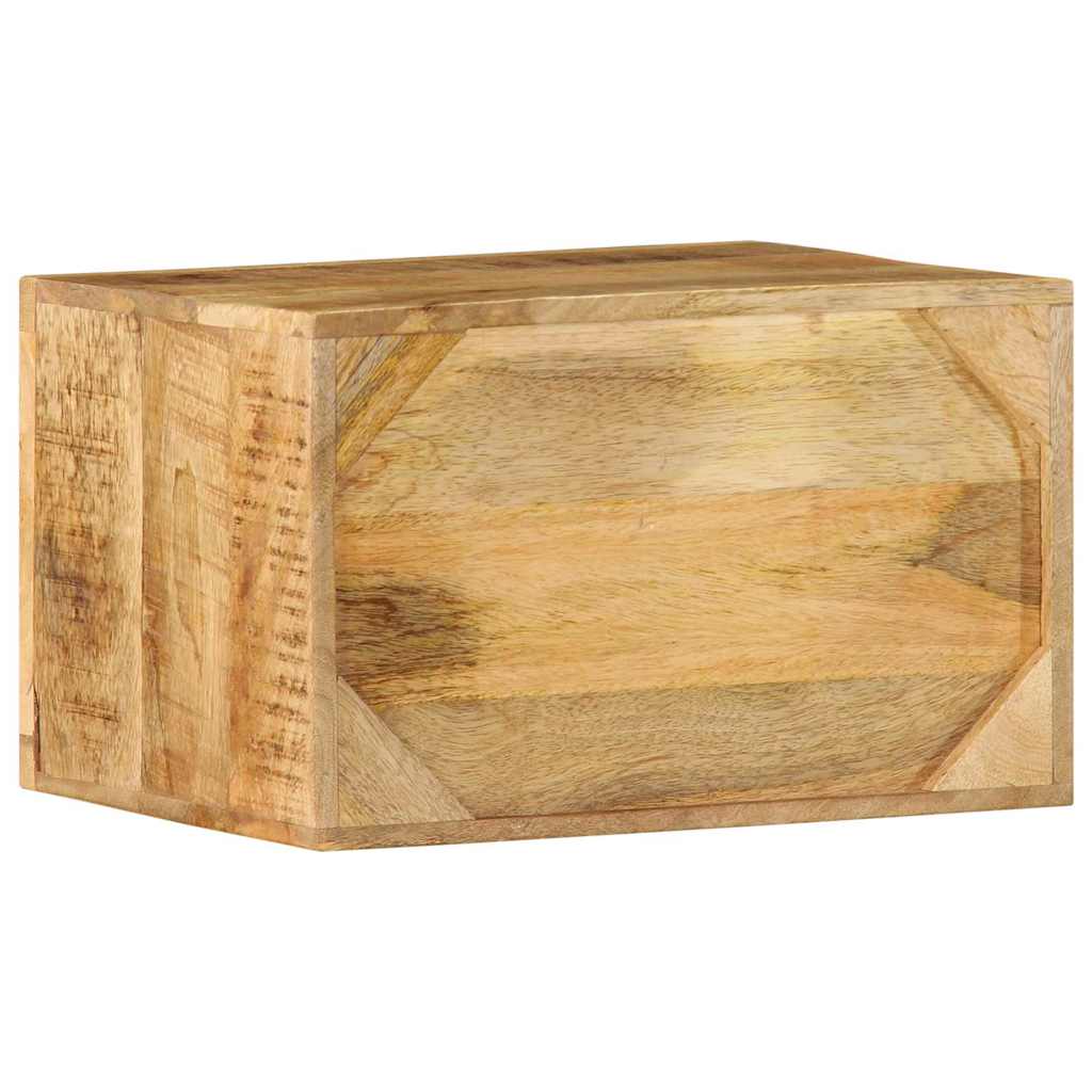 Petite Table de Chevet Industrielle en Bois de Manguier-La-Fabrique-Industrielle
