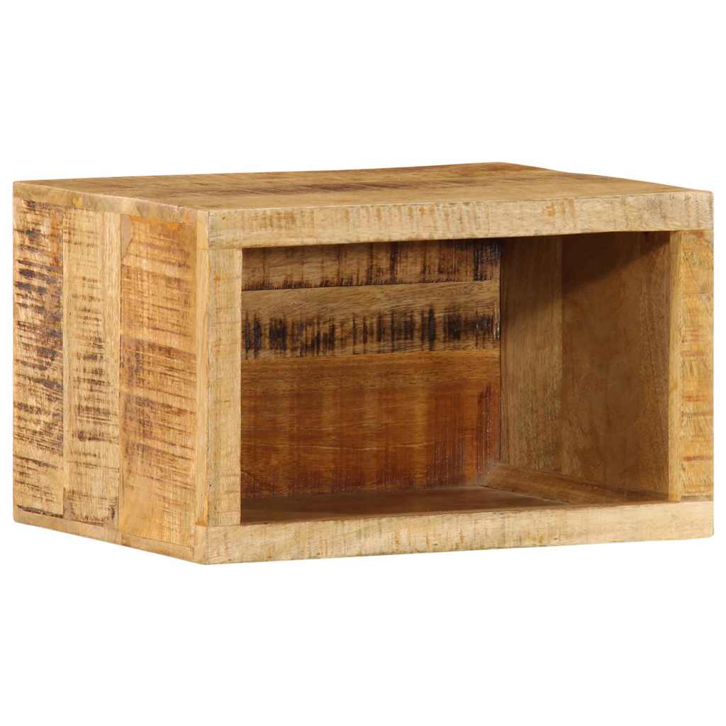 Petite Table de Chevet Industrielle en Bois de Manguier-La-Fabrique-Industrielle