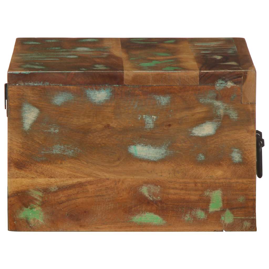 Petite Table de Nuit en Bois Recyclé-La-Fabrique-Industrielle
