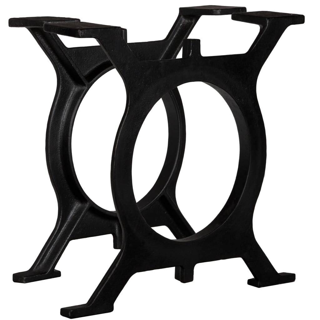 Pied De 2 Pcs Fonte Cadre En O-2-table basse-La-Fabrique-Industrielle