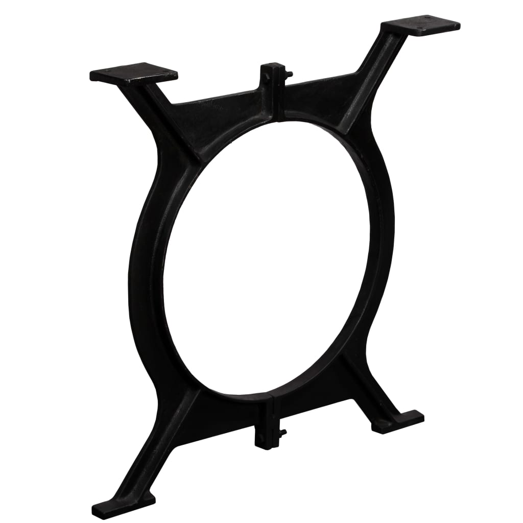 Pied De 2 Pcs Fonte Cadre En O-La-Fabrique-Industrielle