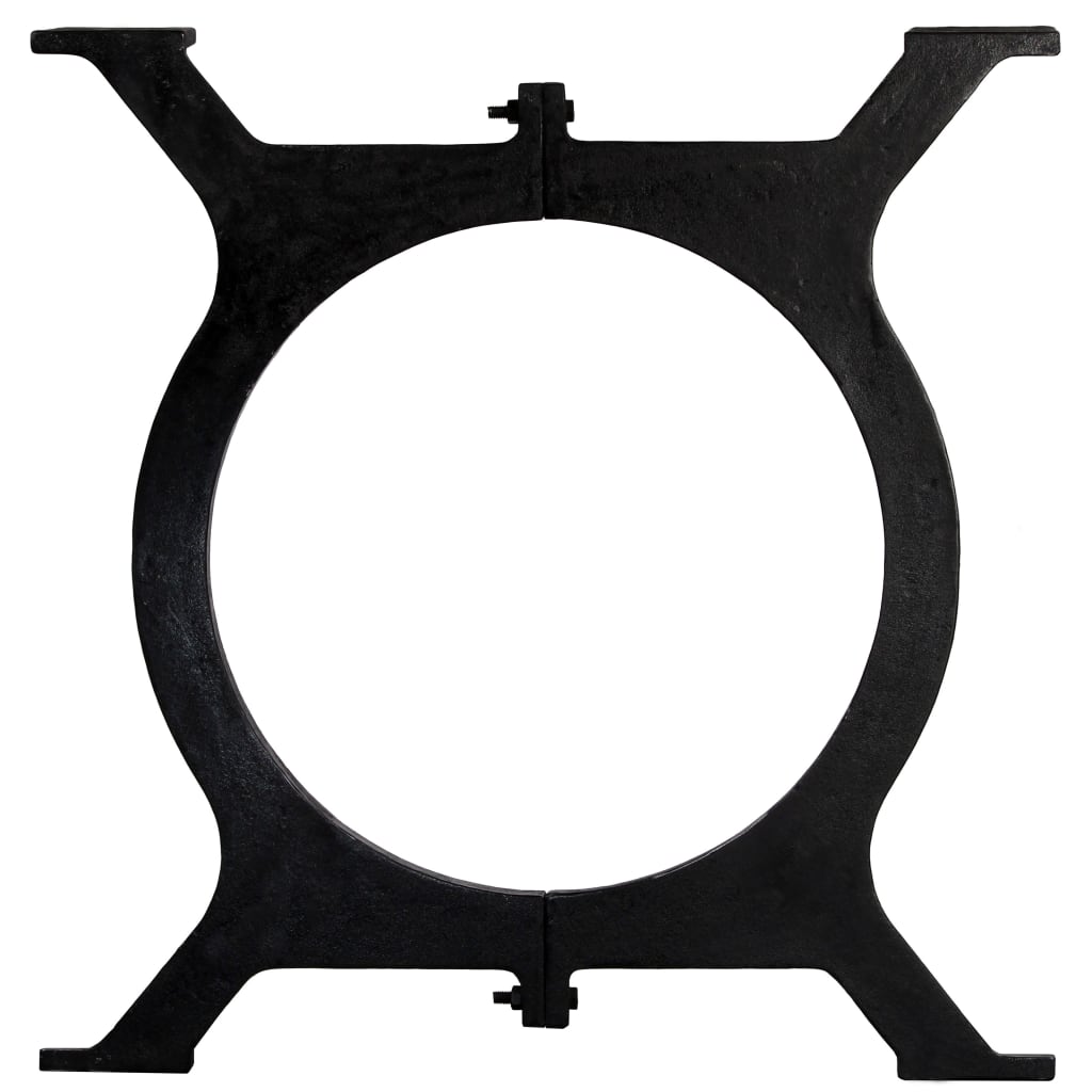 Pied De 2 Pcs Fonte Cadre En O-La-Fabrique-Industrielle