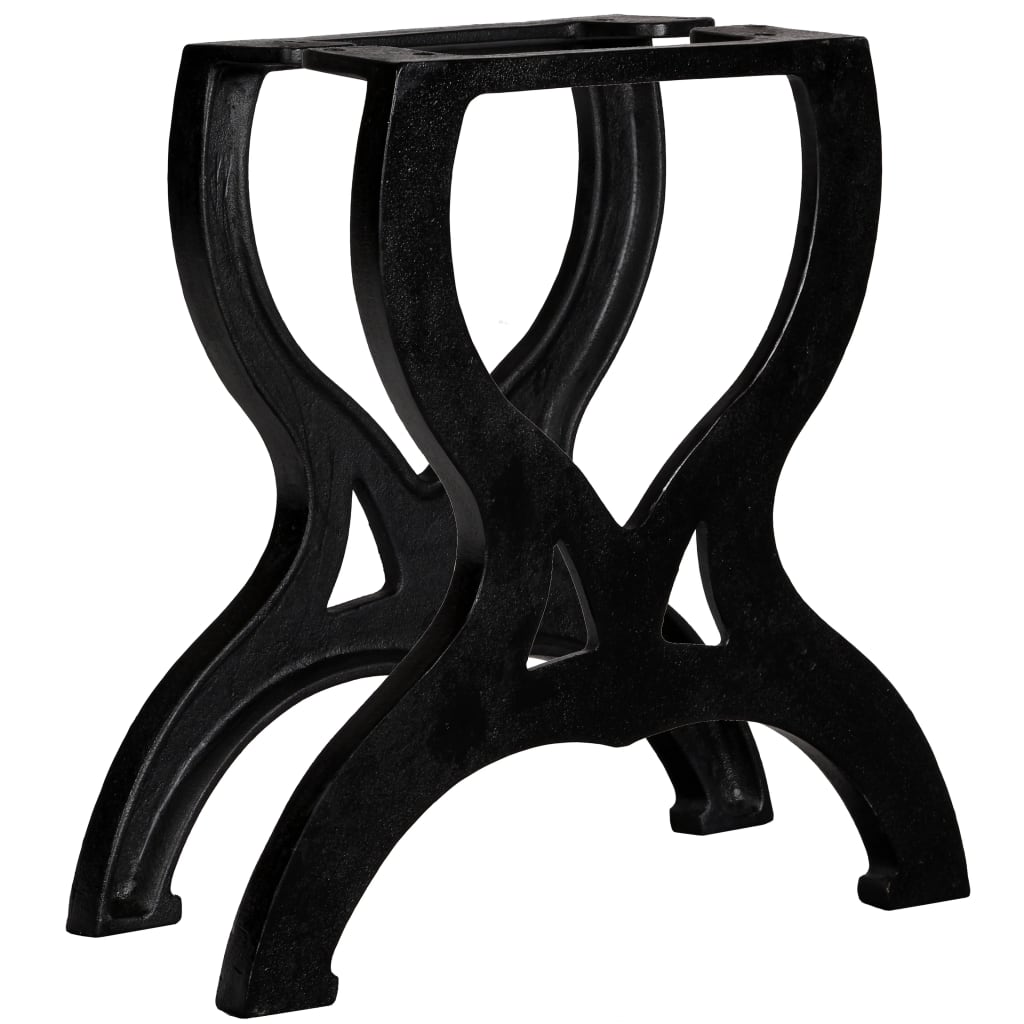 Pied De Banc 2 Pcs Fonte Cadre En X-2-table basse-La-Fabrique-Industrielle