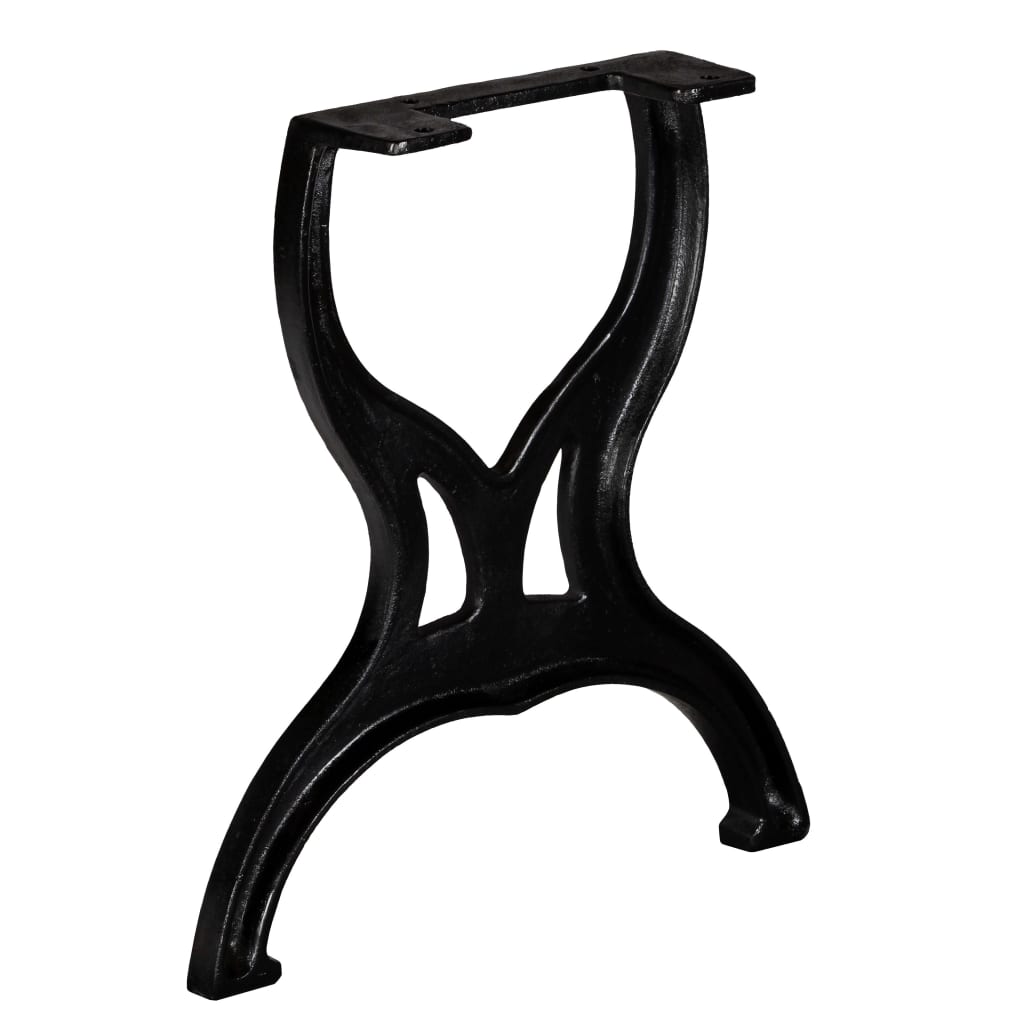 Pied De Banc 2 Pcs Fonte Cadre En X-La-Fabrique-Industrielle