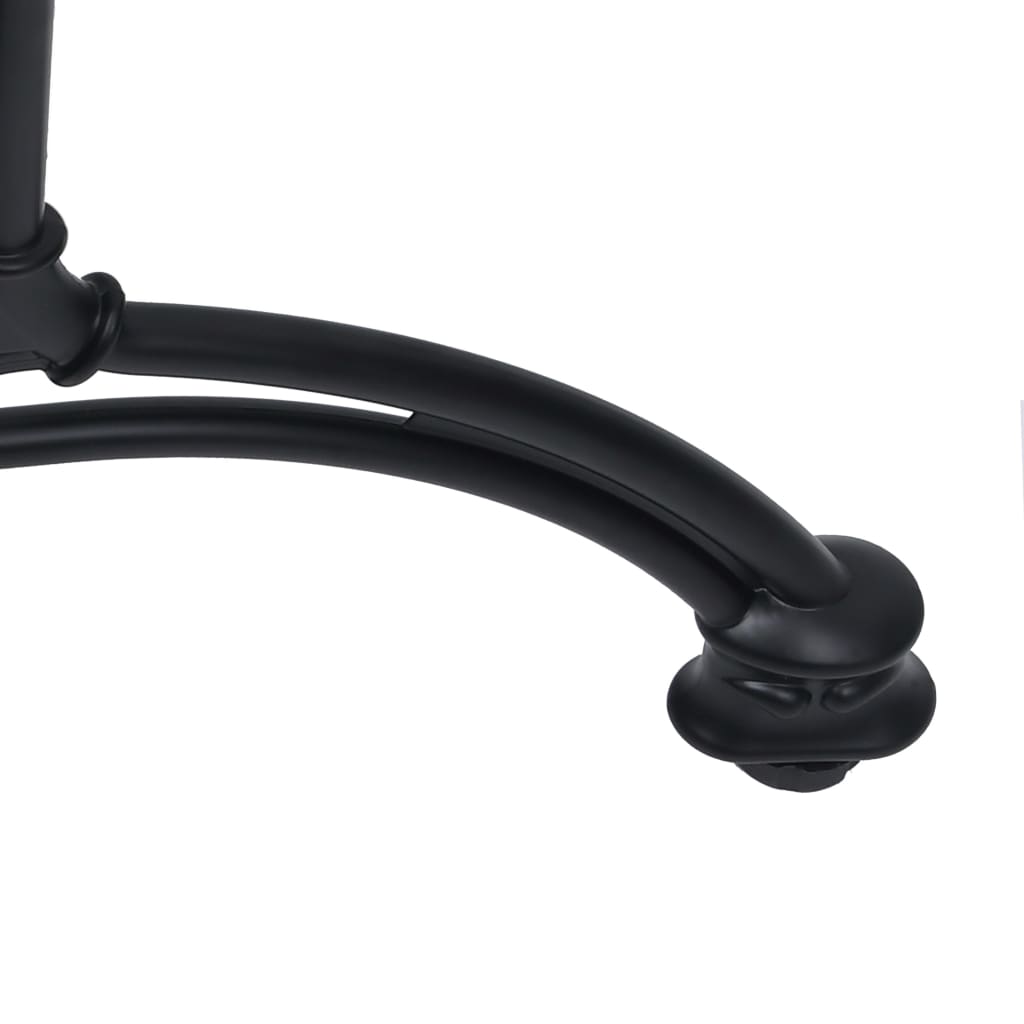 Pied De Table De Bistro Noir Aluminium Coulé-La-Fabrique-Industrielle