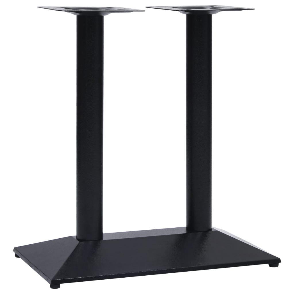 Pied De Table De Bistro Noir Fonte-1-70 x 40 x 72 cm-La-Fabrique-Industrielle