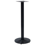 Pied De Table De Bistro Noir Ø43X107 Cm Fonte Bleu-La-Fabrique-Industrielle
