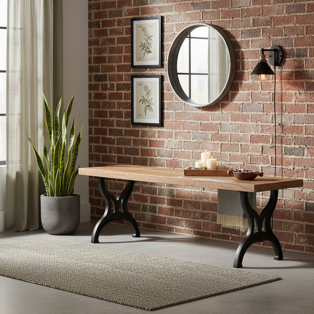 Pied De Banc 2 Pcs Fonte Cadre En X