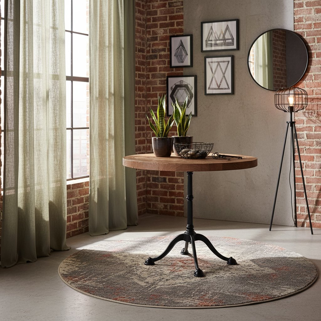 Pied De Table De Bistro Noir Aluminium Coulé