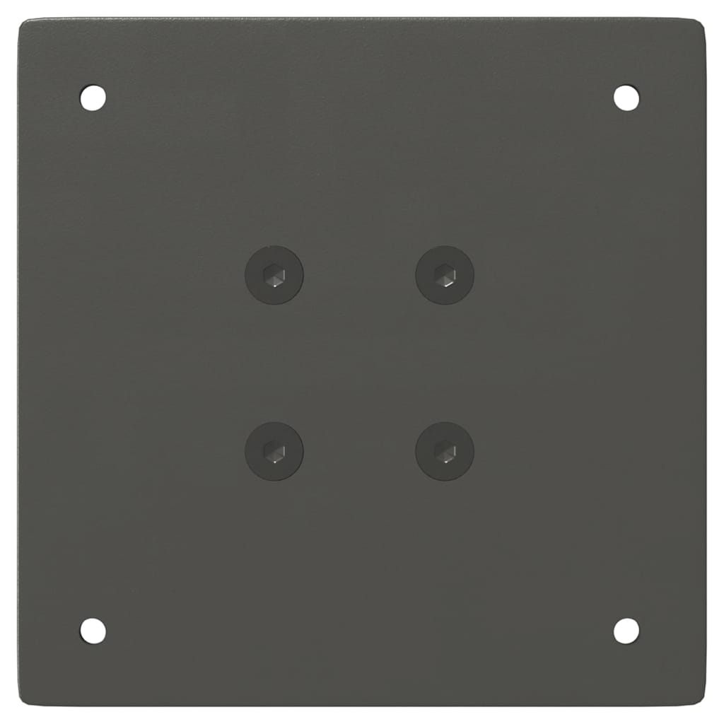 Pieds De Table Console 4 Pièces 72 Cm Acier Anthracite-La-Fabrique-Industrielle