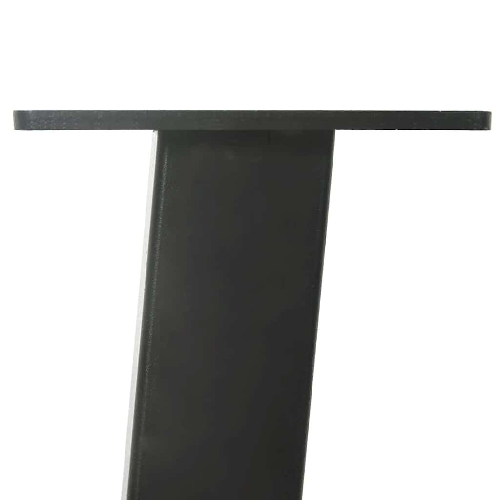 Pieds De Table Console 4 Pièces 72 Cm Acier Anthracite-La-Fabrique-Industrielle