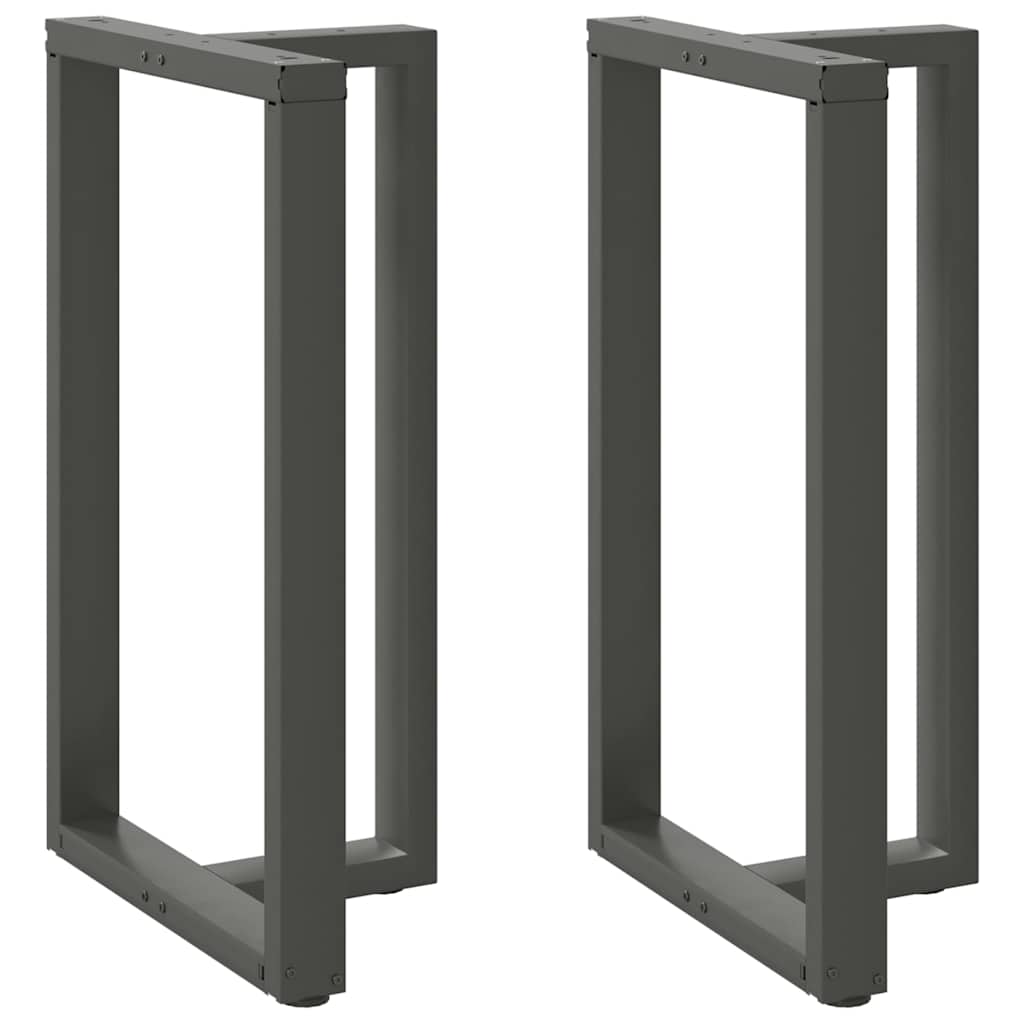 Pieds De Table Console En T, 2 Pièces, , , Acier Anthracite-1-2-60 x 35 x (100-101) cm-La-Fabrique-Industrielle