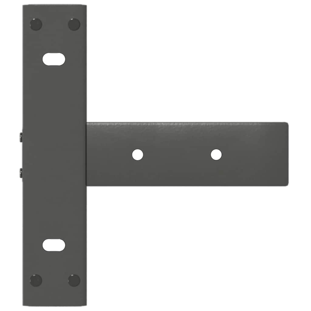 Pieds De Table Console En T, 2 Pièces, , , Acier Anthracite-La-Fabrique-Industrielle