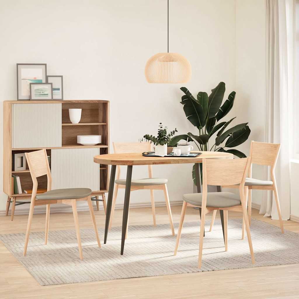 Pieds De Table Console Forme Conique 4 Pièces Acier Naturel-La-Fabrique-Industrielle