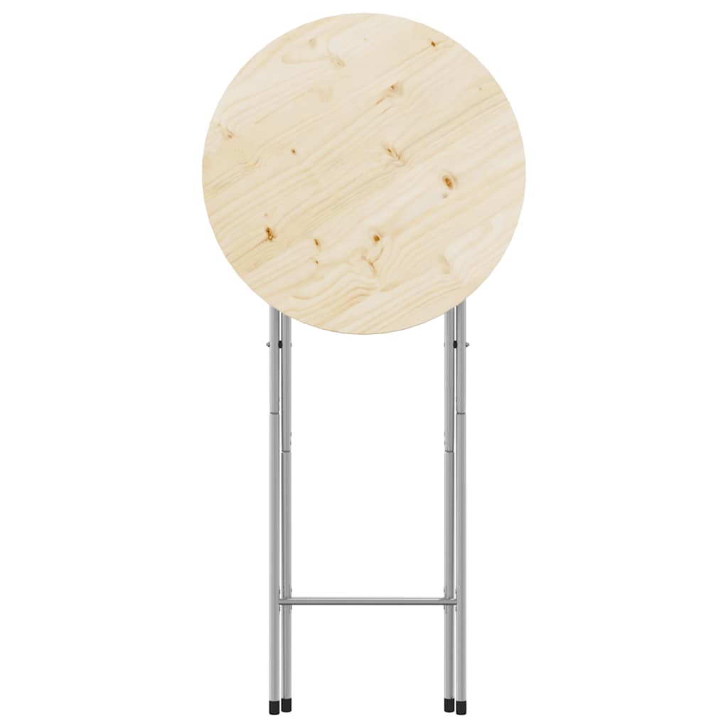 Pieds De Table De Bar Pliables Argenté 45X53X108 Cm-La-Fabrique-Industrielle