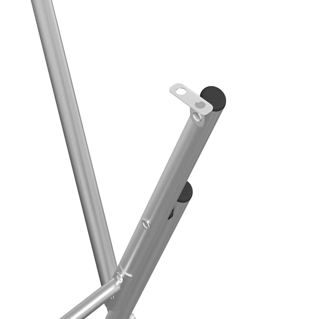 Pieds De Table De Bar Pliables Argenté 45X53X108 Cm-La-Fabrique-Industrielle