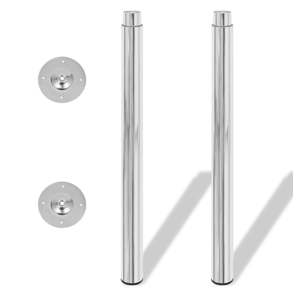 Pieds De Table Télescopiques 4 Pcs 710 Mm - 1100 Mm-La-Fabrique-Industrielle