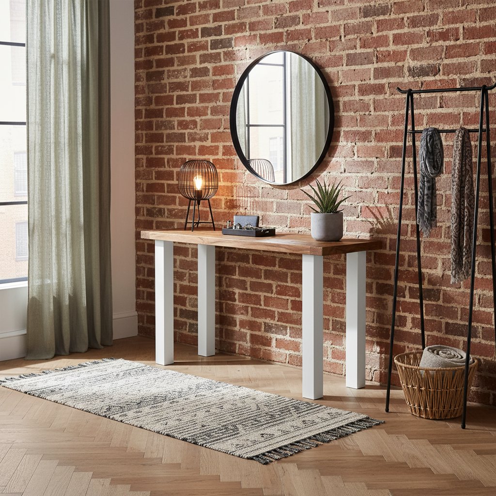 Pieds De Table Console 4 Pièces 72 Cm Acier Blanc