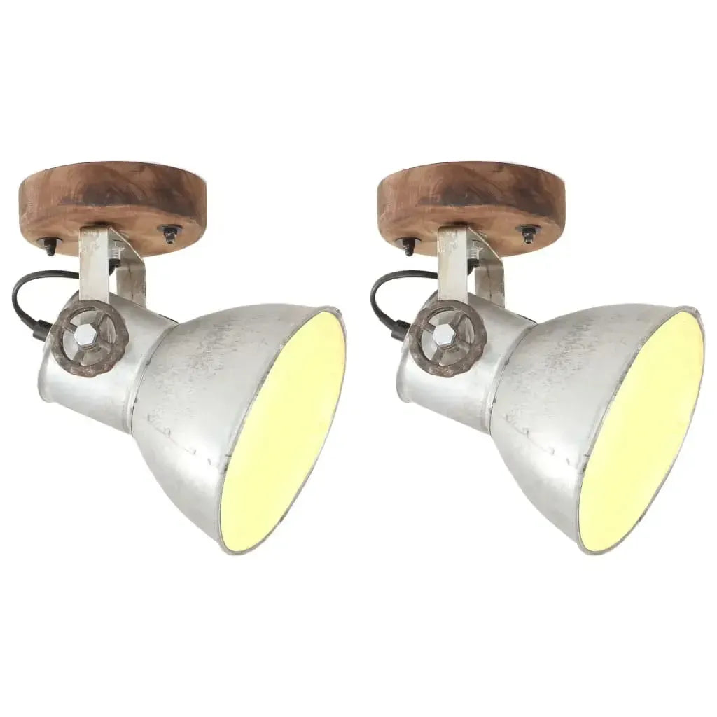 Plafonnier Industriel en Fer et Bois pour Salon-1-2 x lampe-La-Fabrique-Industrielle