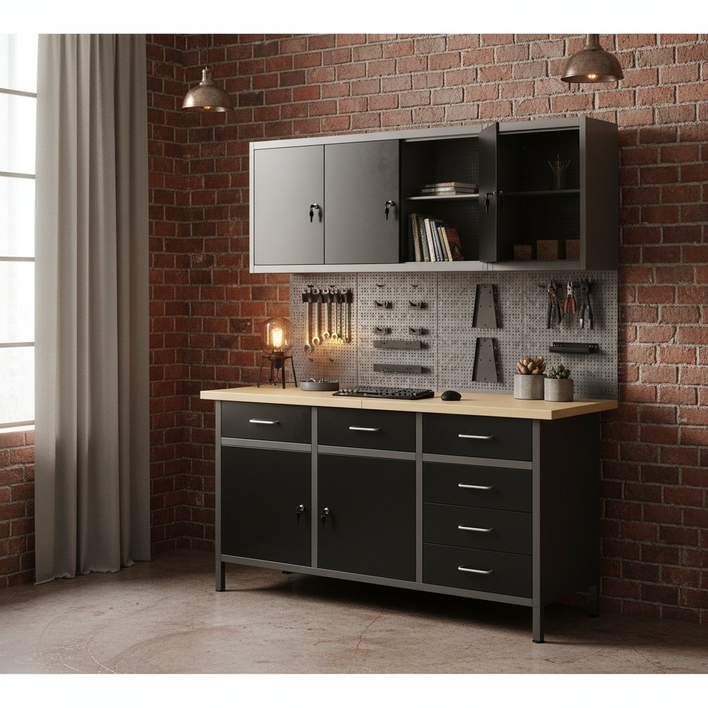 Plan Établi en Acier avec Panneaux Muraux