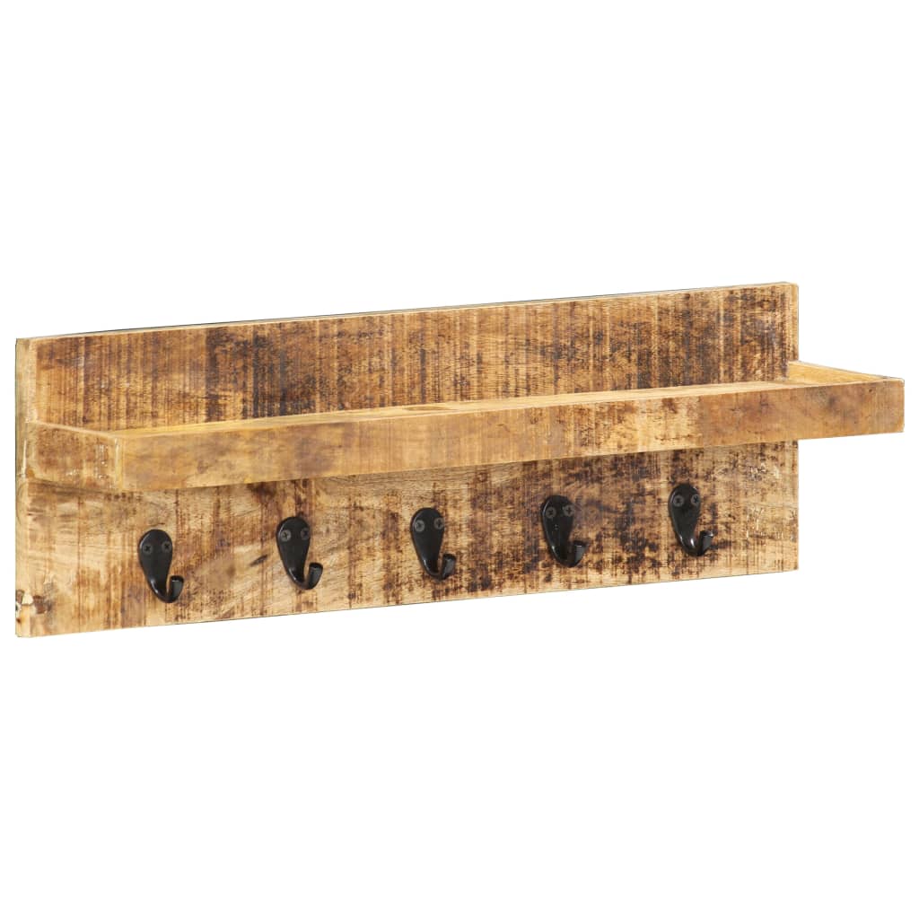 Porte-Manteau Mural en Bois Naturel-La-Fabrique-Industrielle
