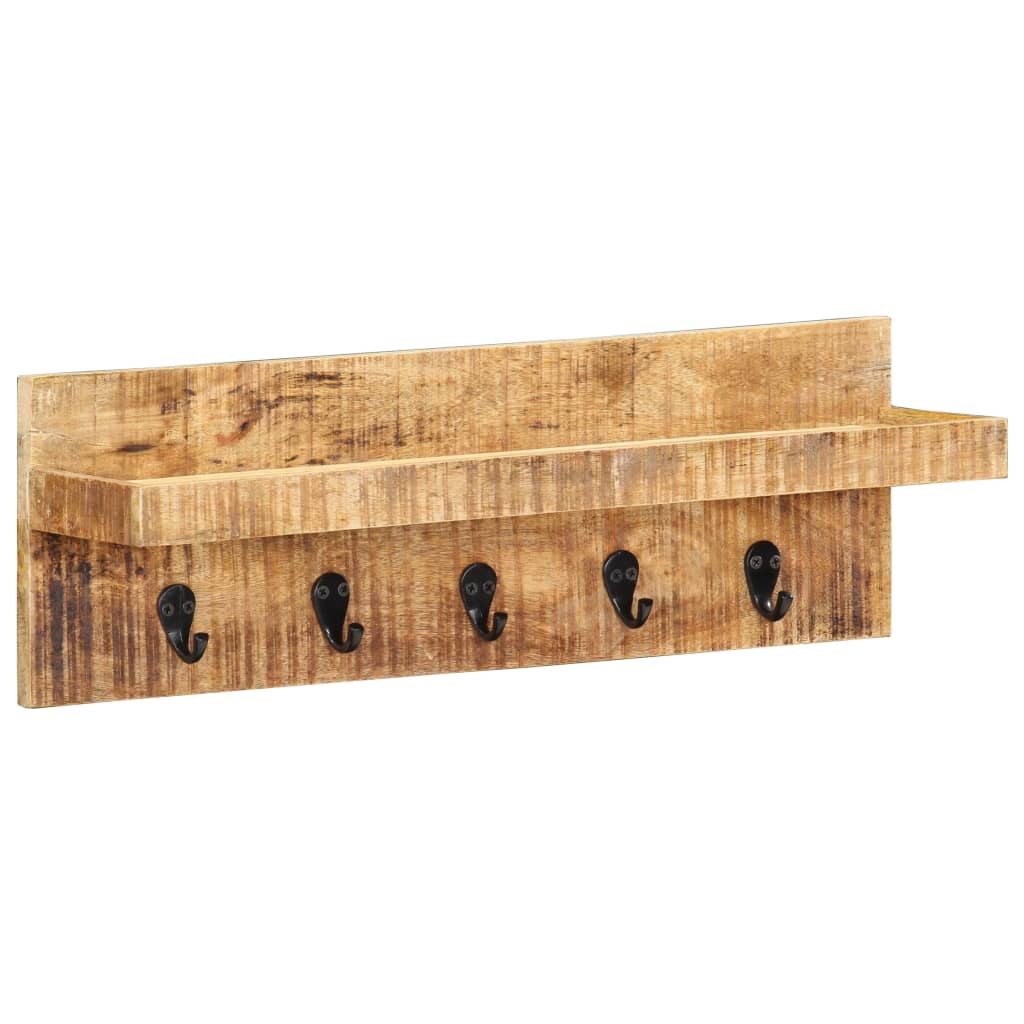 Porte-Manteau Mural en Bois Naturel-La-Fabrique-Industrielle