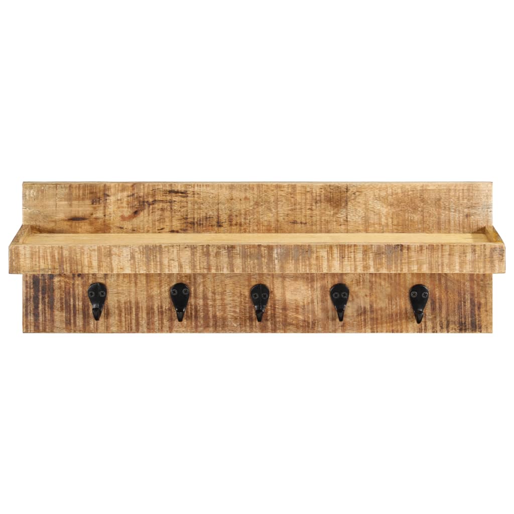 Porte-Manteau Mural en Bois Naturel-La-Fabrique-Industrielle