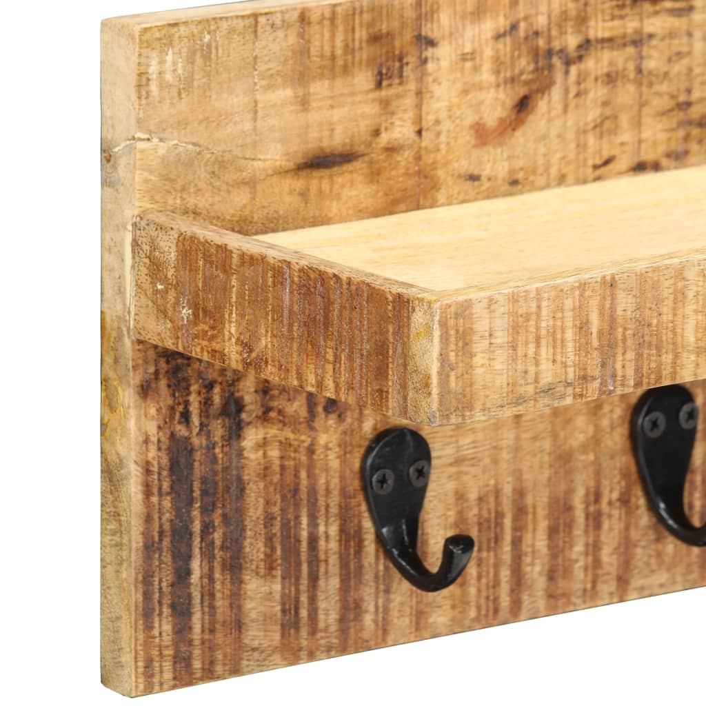 Porte-Manteau Mural en Bois Naturel-La-Fabrique-Industrielle