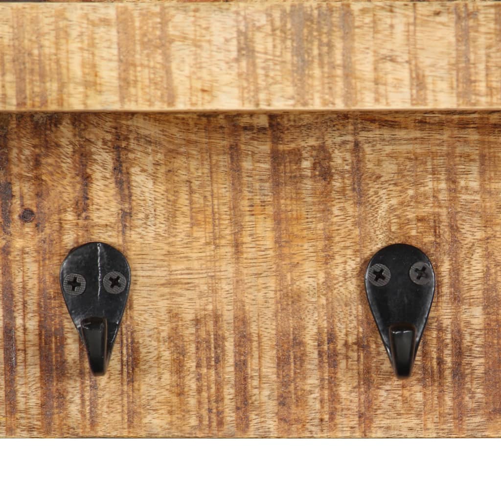 Porte-Manteau Mural en Bois Naturel-La-Fabrique-Industrielle