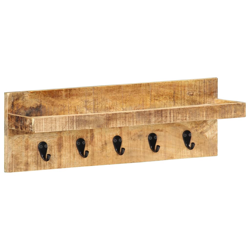 Porte-Manteau Mural en Bois Naturel-La-Fabrique-Industrielle
