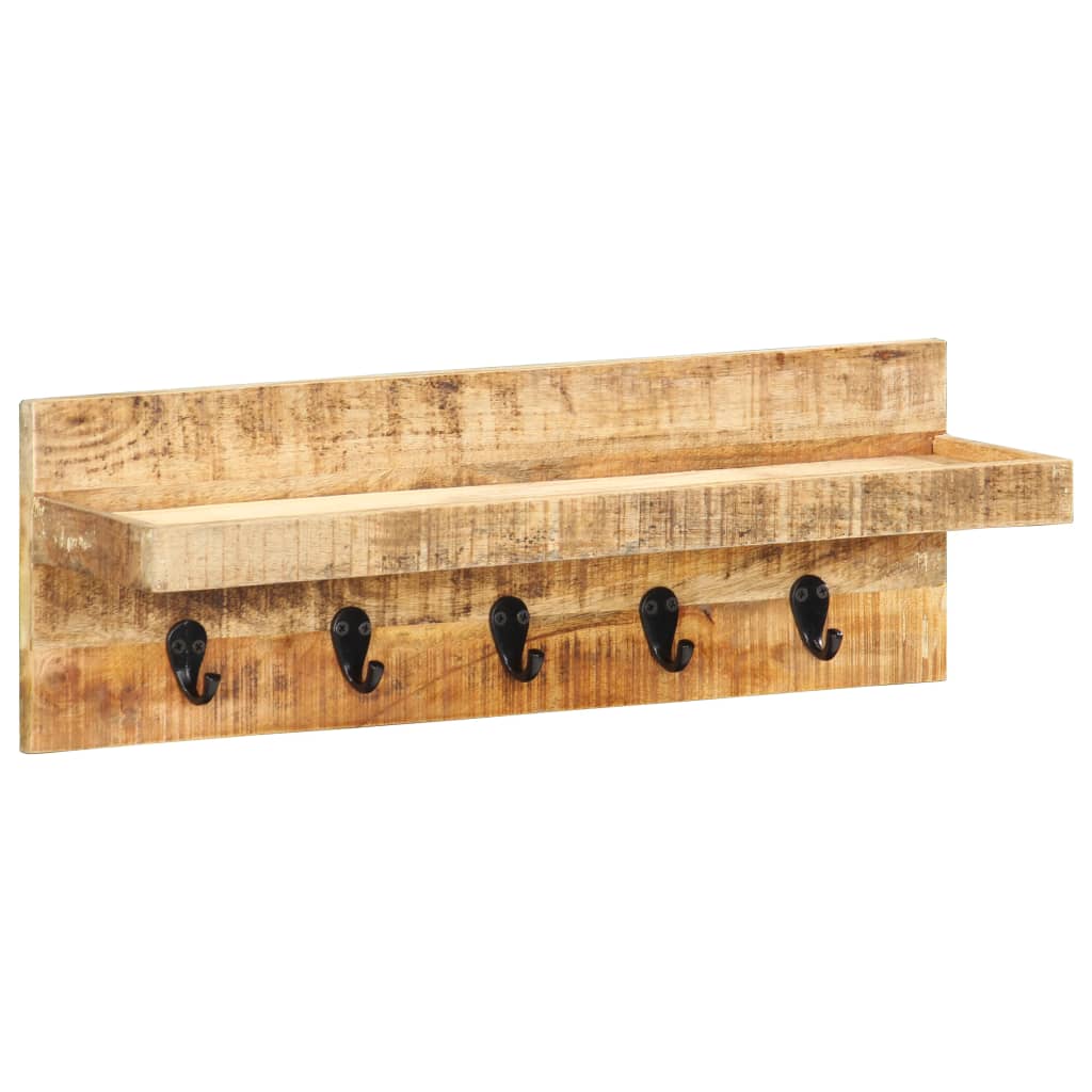 Porte-Manteau Mural en Bois Naturel-La-Fabrique-Industrielle