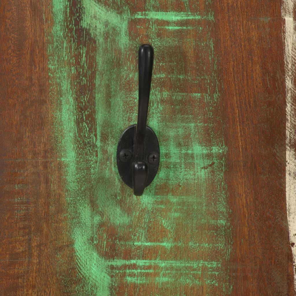 Porte-Manteau Mural en Bois Recyclé-La-Fabrique-Industrielle