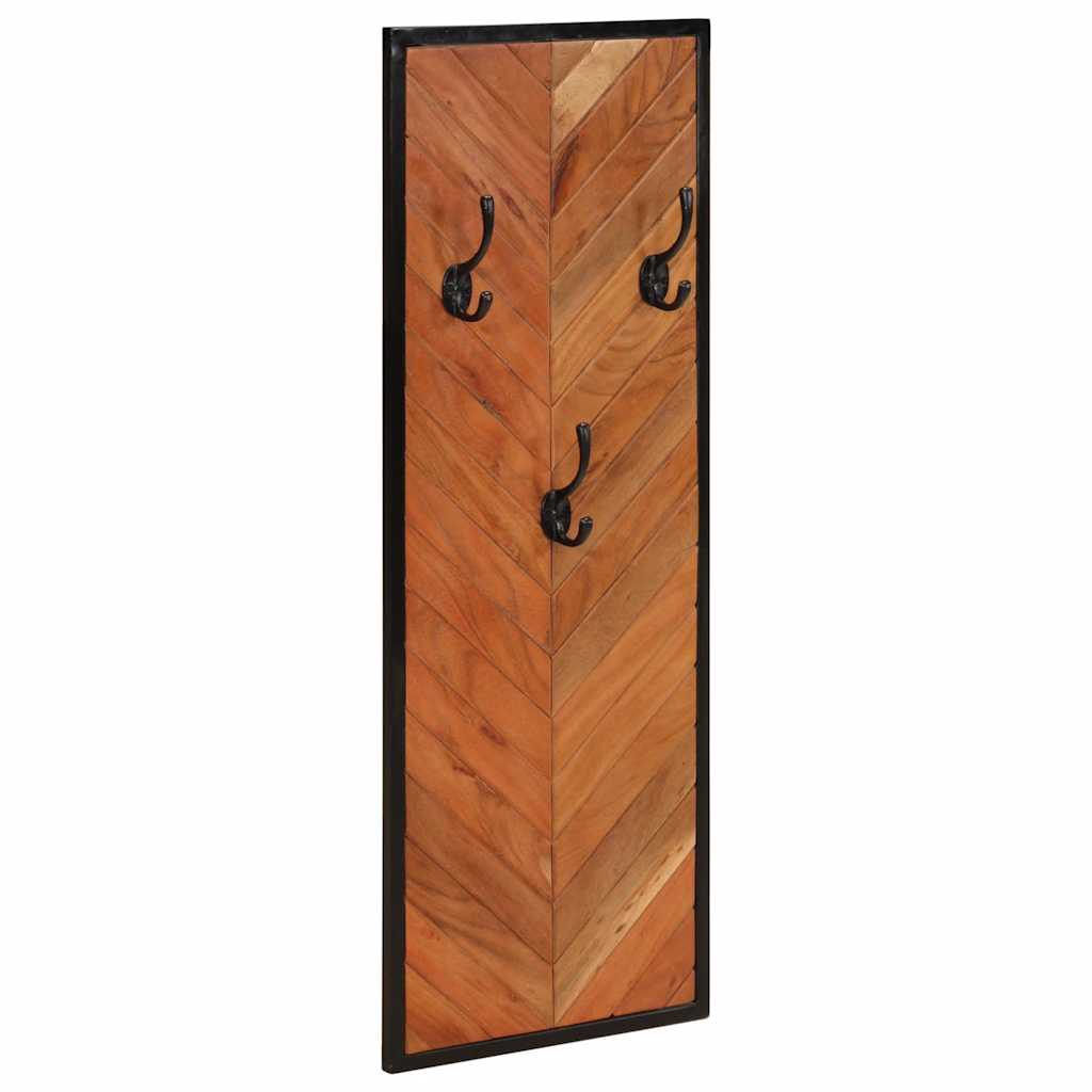 Porte Manteau Mural en Bois massif Industriel-La-Fabrique-Industrielle