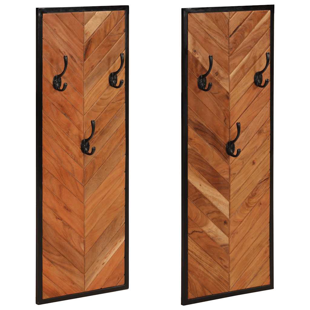 Porte Manteau Mural en Bois massif Industriel-La-Fabrique-Industrielle