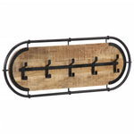 Porte-Manteau en Bois Design Industriel-Bois de manguier brut massif-1-La-Fabrique-Industrielle