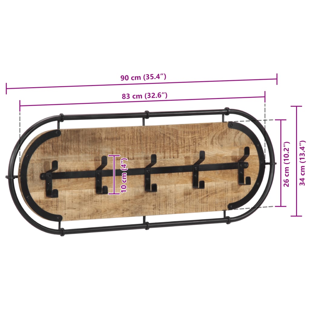 Porte-Manteau en Bois Design Industriel-La-Fabrique-Industrielle