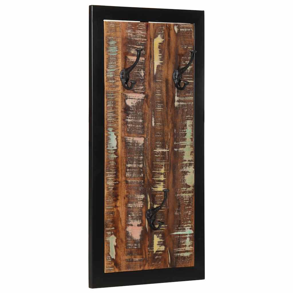 Porte-Manteau en Bois et Métal Industriel-bois de récupération massif-1-La-Fabrique-Industrielle