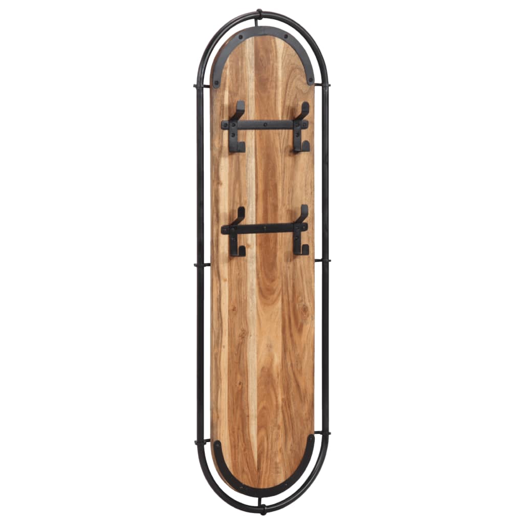 Porte Manteaux en Bois et Fer Style Industriel-La-Fabrique-Industrielle