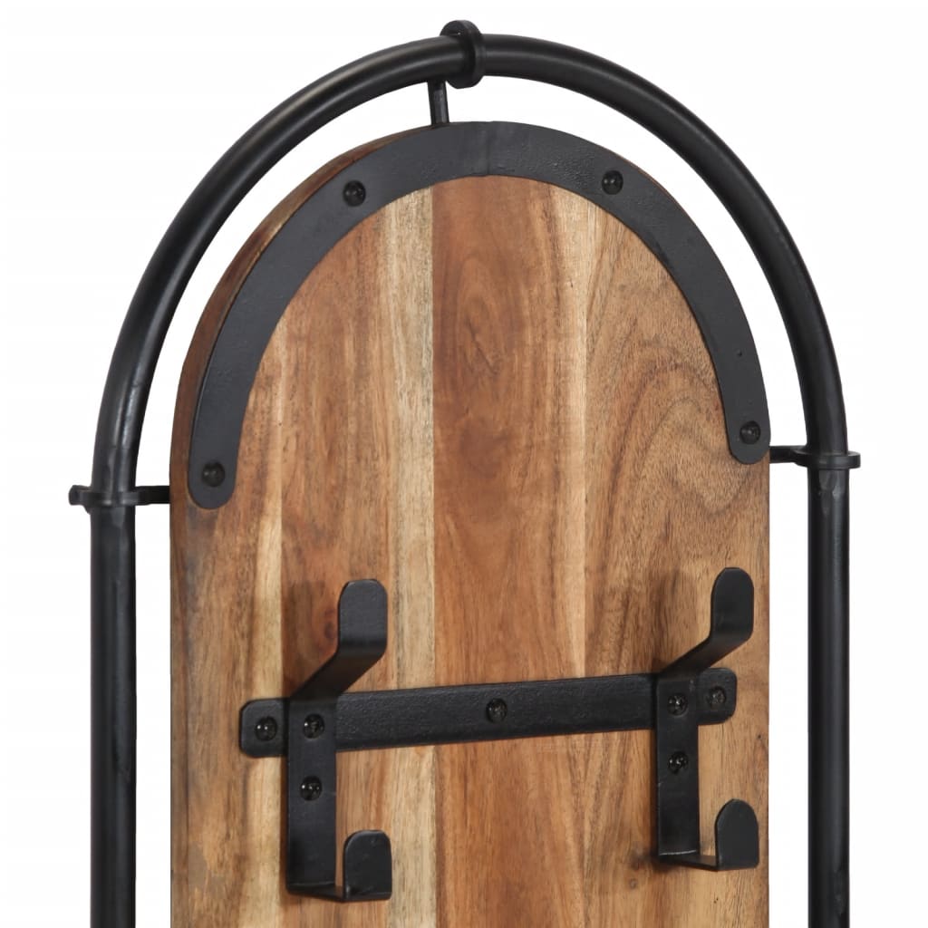 Porte Manteaux en Bois et Fer Style Industriel-La-Fabrique-Industrielle