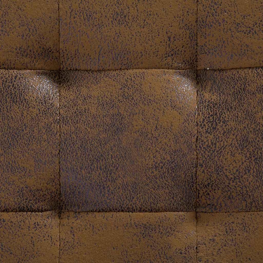 Pouf Style Industriel Vintage en Daim-La-Fabrique-Industrielle