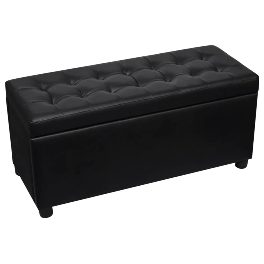 Pouf de Rangement Industriel en Cuir-La-Fabrique-Industrielle