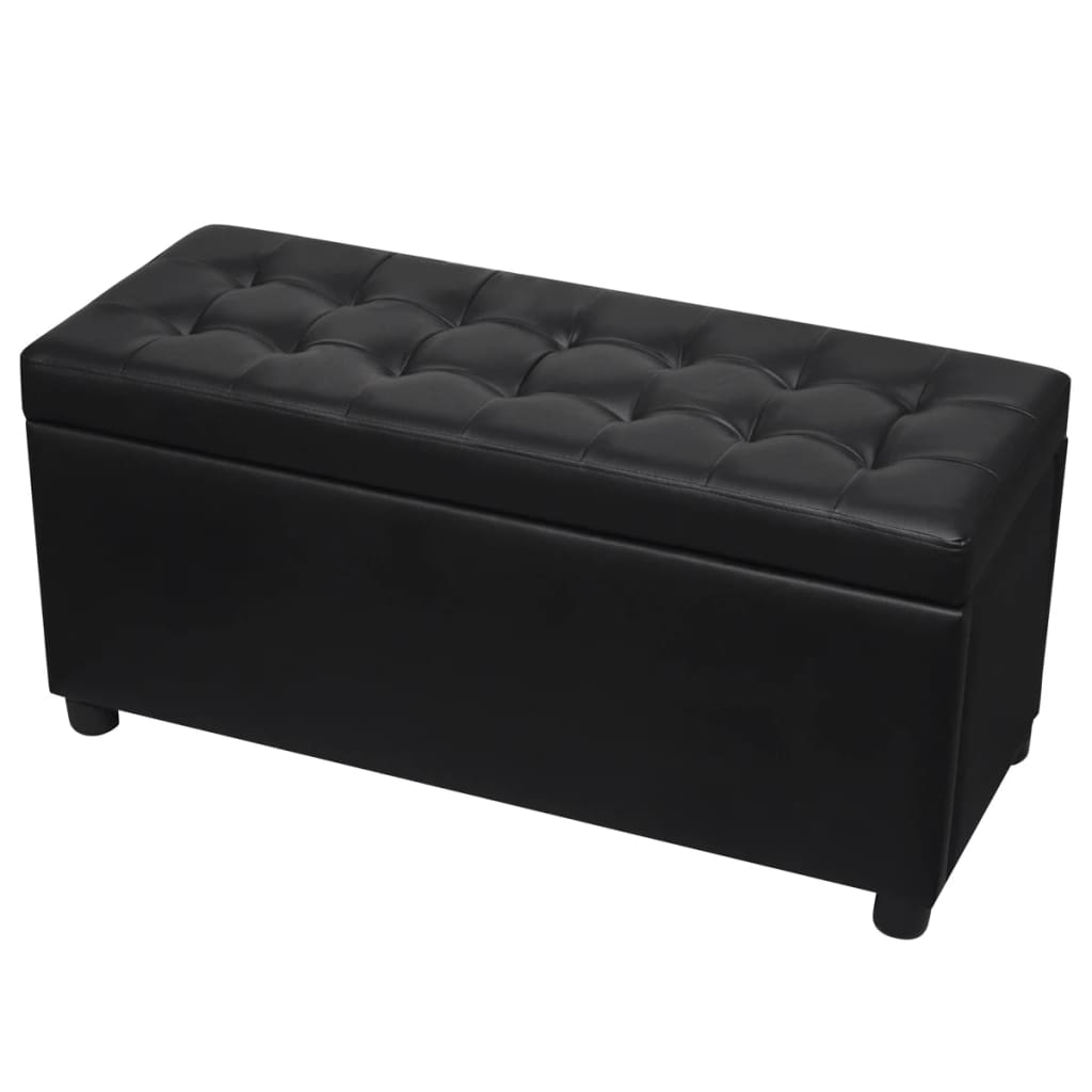 Pouf de Rangement Industriel en Cuir-La-Fabrique-Industrielle
