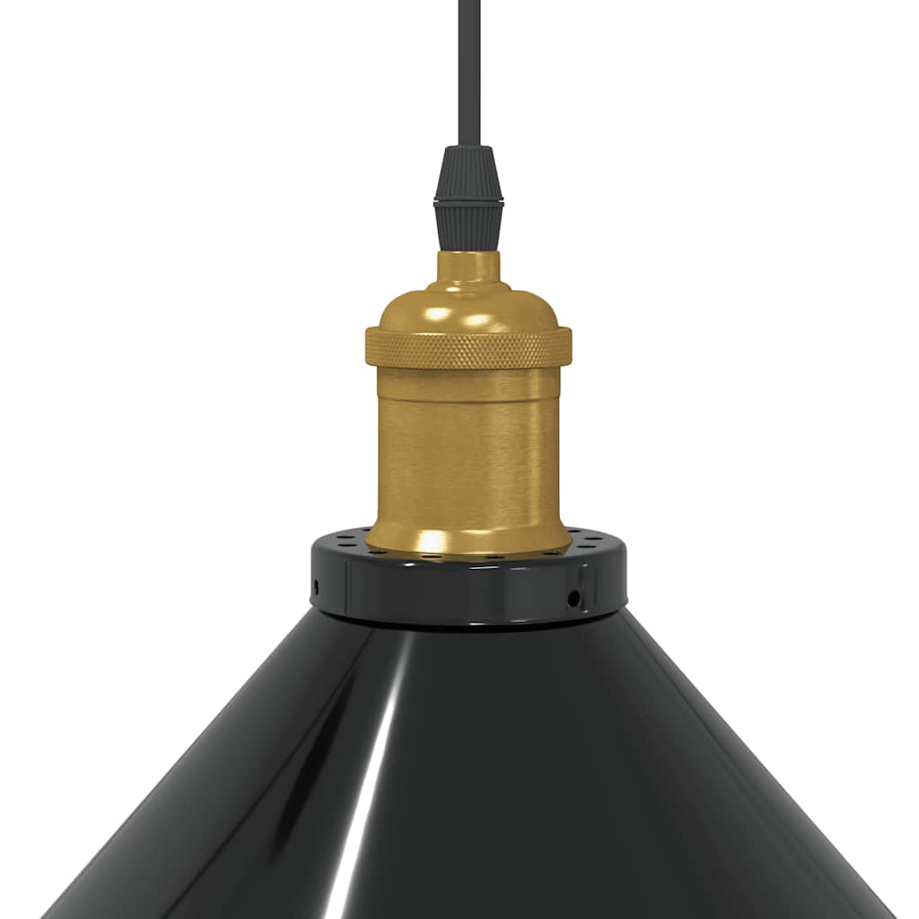 Suspension Industrielle Noire Style Vintage-La-Fabrique-Industrielle