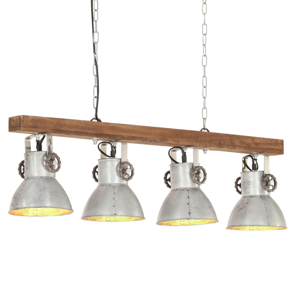 Suspension Industrielle en Bois et Fer Vintage-La-Fabrique-Industrielle